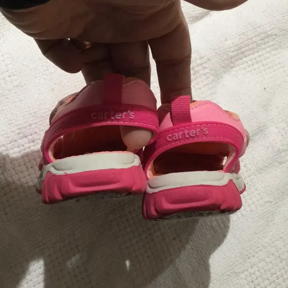 Carters water play shoe in pink worn once 7